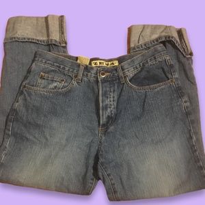 Vintage Zena Cuffed Straight Leg Jeans, 6